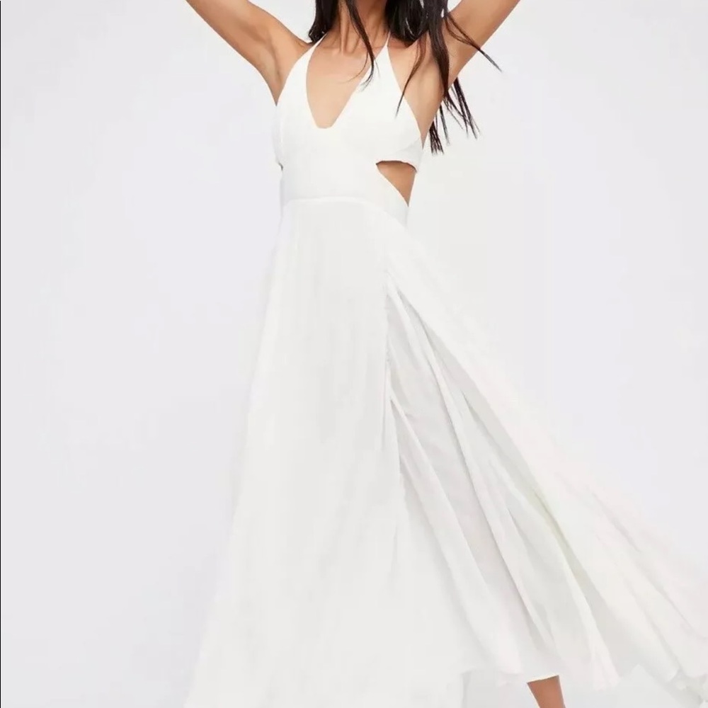 Free People Lille Maxi Dress White